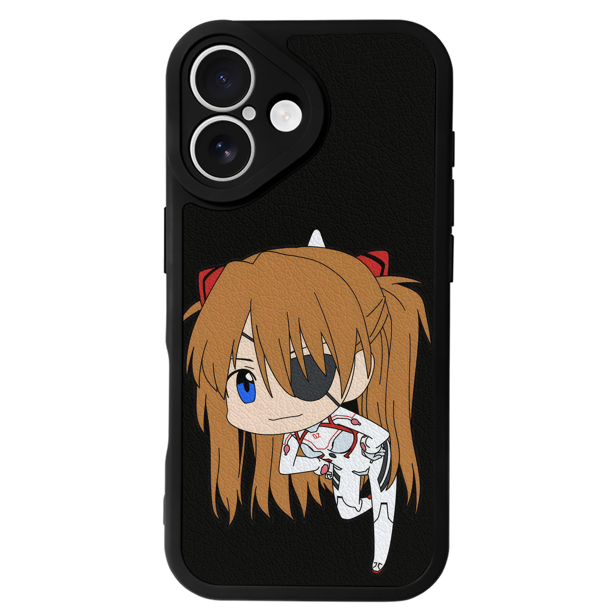 （画像用） EVA 新世紀エヴァンゲリオン 【iPhone 16シリーズ対応】シリコンスマホケース（レザー調） 材質：シリコン